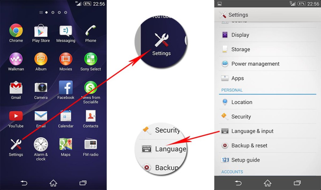 how-to-turn-off-autocorrect-Sony-xperia-z3-step1